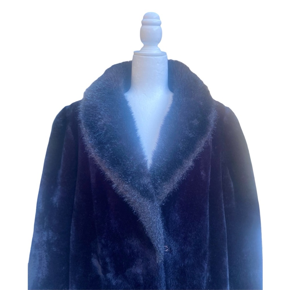 Vintage | Faux Fur Mid Length Coat - Picture 4 of 16